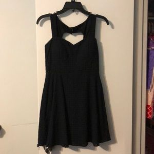 Black mini dress